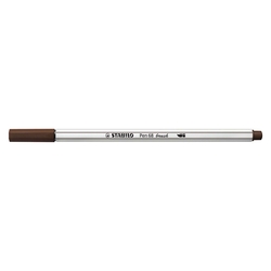 STABILO Premium-Filzstift Pinselspitze Pen 68 brush - Einzelstift - braun