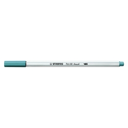 STABILO Premium-Filzstift Pinselspitze Pen 68 brush - Einzelstift - türkisblau