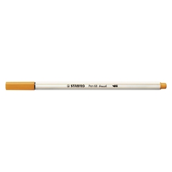 STABILO Premium-Filzstift Pinselspitze Pen 68 brush - Einzelstift - orange