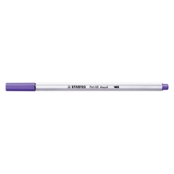 STABILO Premium-Filzstift Pinselspitze Pen 68 brush - Einzelstift - violett