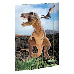 RNK Zeichenmappe T-REX - A3, 3 Klappen mit Gummizug, Karton