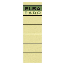 ELBA Ordnerrückenschilder - kurz/breit, chamois, 10 Stück