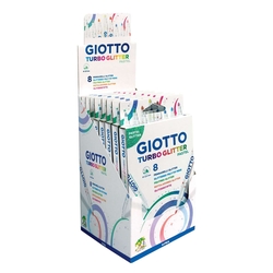 GIOTTO Faserschreiber Turbo Glitter - 8er Kartonetui