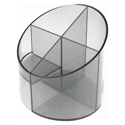 HELIT Schreibtischboy Economy - 4tlg., glasklar