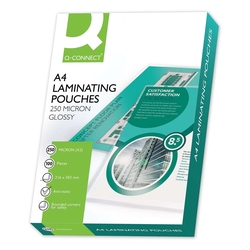 Q-CONNECT Laminierhülle - A4, 2x 250 mym, 100 Stück