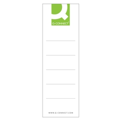 Q-CONNECT Ordnerrückenschild - breit/kurz, 50 x 157 mm, 20 Stück