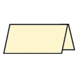 RÖSSLER Tischkarte Paperado - 10 x 10 cm, 220 g/qm, chamois gerippt