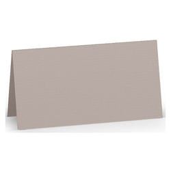 RÖSSLER Tischkarte Paperado - 10 x 10 cm, 220 g/qm, taupe gerippt
