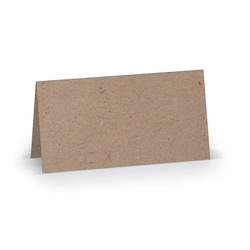 RÖSSLER Tischkarte Paperado - 10 x 10 cm, 250 g/qm, kraft