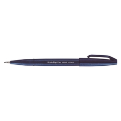 PENTEL Kalligrafiestift Sign Pen Brush - Pinselspitze, nachtblau
