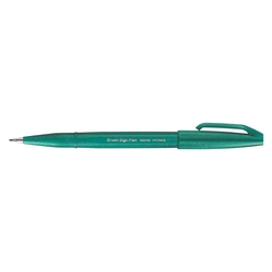 PENTEL Kalligrafiestift Sign Pen Brush - Pinselspitze, türkis