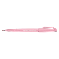 PENTEL Kalligrafiestift Sign Pen Brush - Pinselspitze, blassrosa