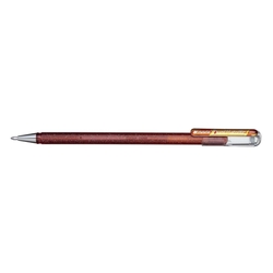 PENTEL Gelschreiber Hybrid Dual Glitter - 0,5 mm, orange/metallic gelb