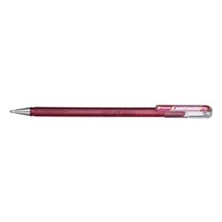 PENTEL Gelschreiber Hybrid Dual Glitter - 0,5 mm, pink/metallic pink