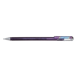 PENTEL Gelschreiber Hybrid Dual Glitter - 0,5 mm, violett/metallic blau