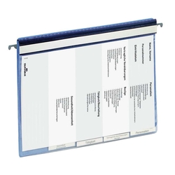 DURABLE Personalhefter - DIN A4, Hartfolie, 5fach-Register, blau, SB-Verpackung