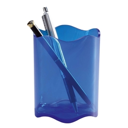 DURABLE Stifteköcher TREND - 80 x 102 mm, transparent blau