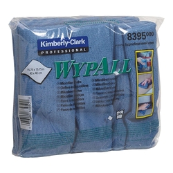 WYPALL Reinigungstuch Mikrofaser - blau, 40x40cm, 6 Stück