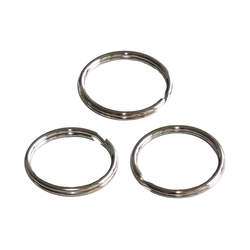 WEDO Schlüsselring - Ø 30mm, Metall, silber