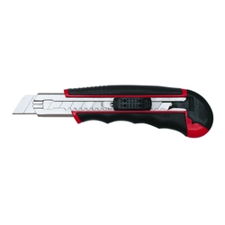 WEDO Cutter Autoload - 18 mm, schwarz/rot, inkl. 6 Klingen im Magazin