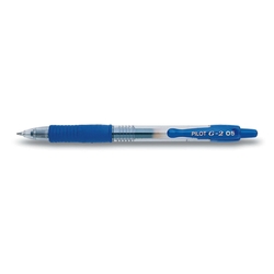PILOT Gelschreiber G2-5, gummierte Griffzone, dokumentenecht, 0.5mm (F), blau