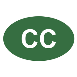 Autoaufkleber CC Gr&uuml;n