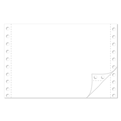 Endlospapier 6" 2-fach blanko 60/57 g/qm 2200 Blatt