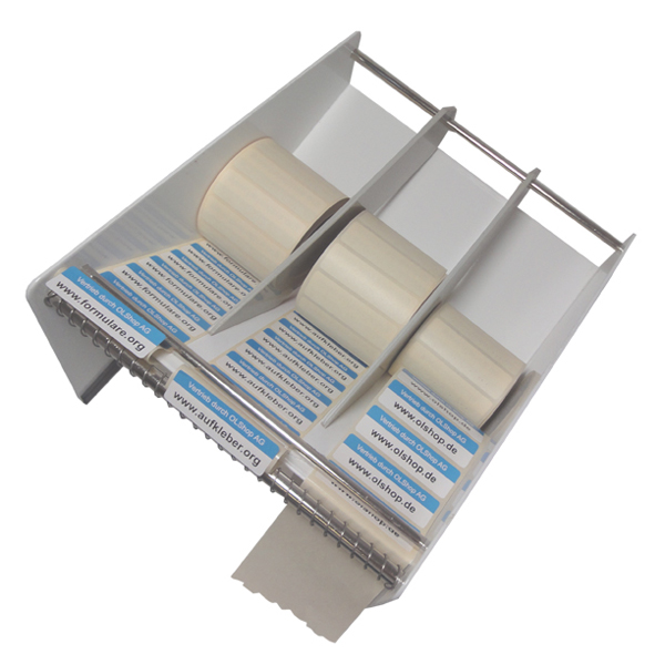 Begchy Etikettenspender Transparent - Verstellbarer Aufkleberhalter Für Rollenetiketten