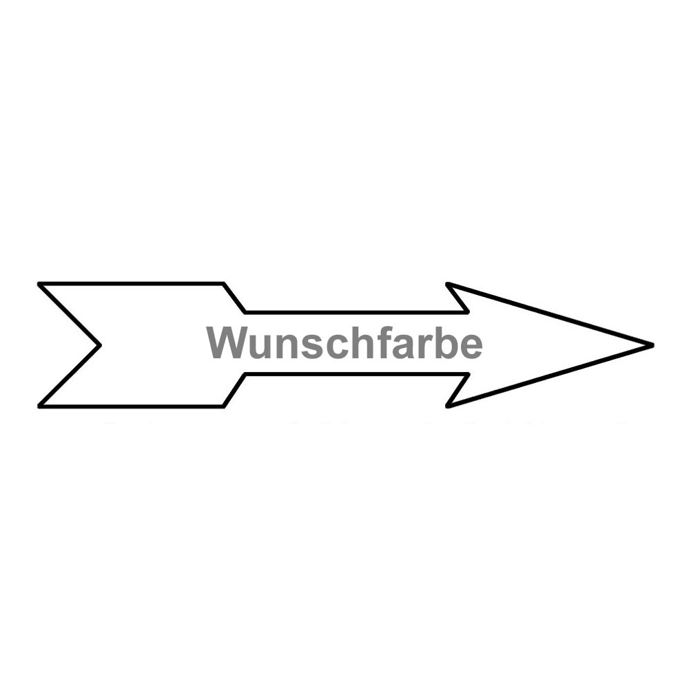PATIKIL Richtungspfeil Aufkleber 20x5cm – 10 Stück, Selbstklebend, Wasserdicht, PVC – Für Boden & Wand, Schwarz, Abstandsmarkierung