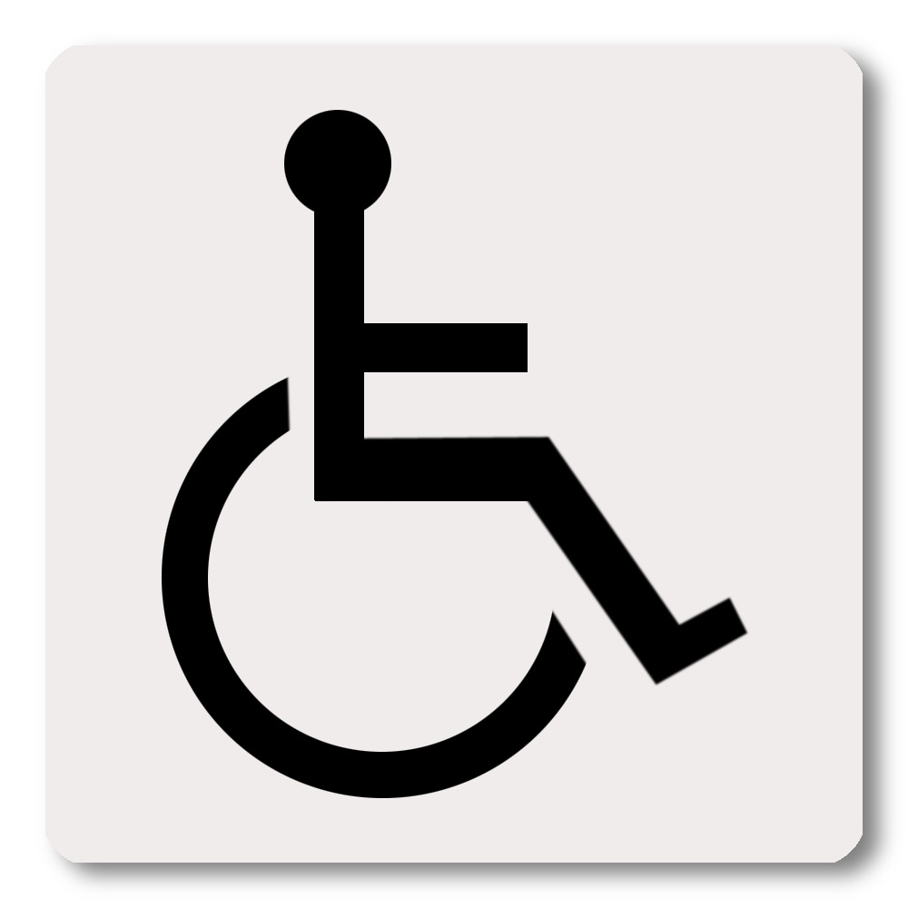 Rollstuhl Gebotsschild Gebotsschild 'Für Rollstuhlfahrer' - Kunststoffschild 20 Cm Für Innen & Außen BGV A8 Schild