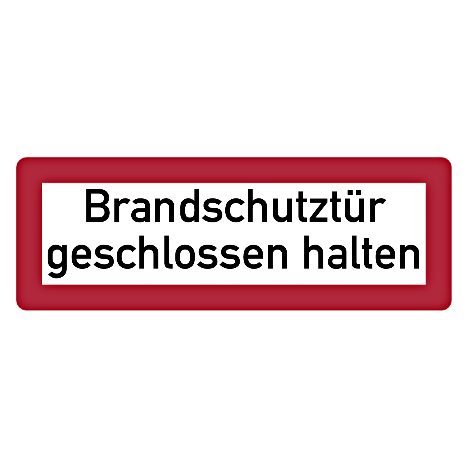 Hinweisschild Brandschutzschild \