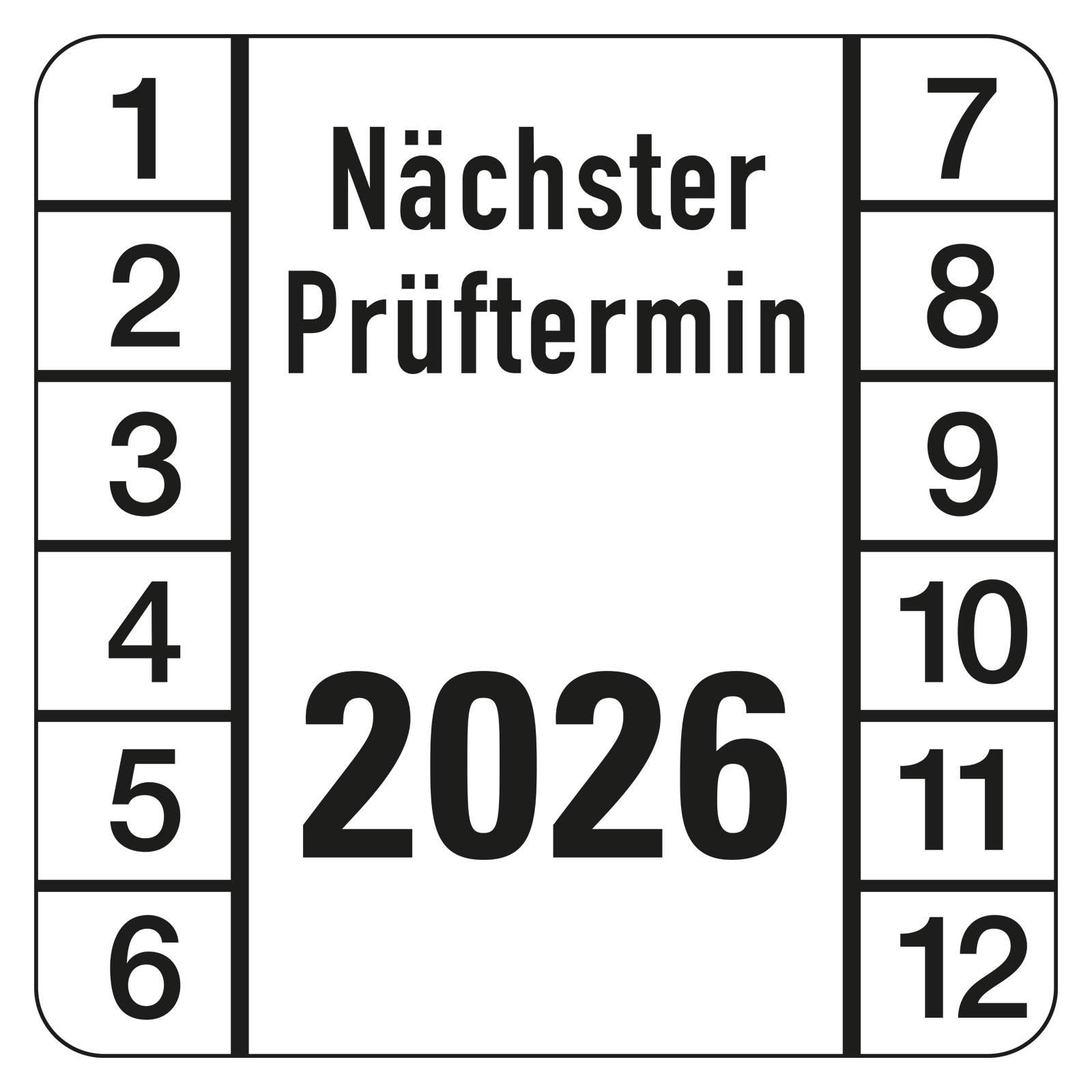 Jahresprüfplaketten 2028, Violett, ⌀ 30 Mm, 16 Stück Pro Bogen – Selbstklebend, Chemikalienresistent