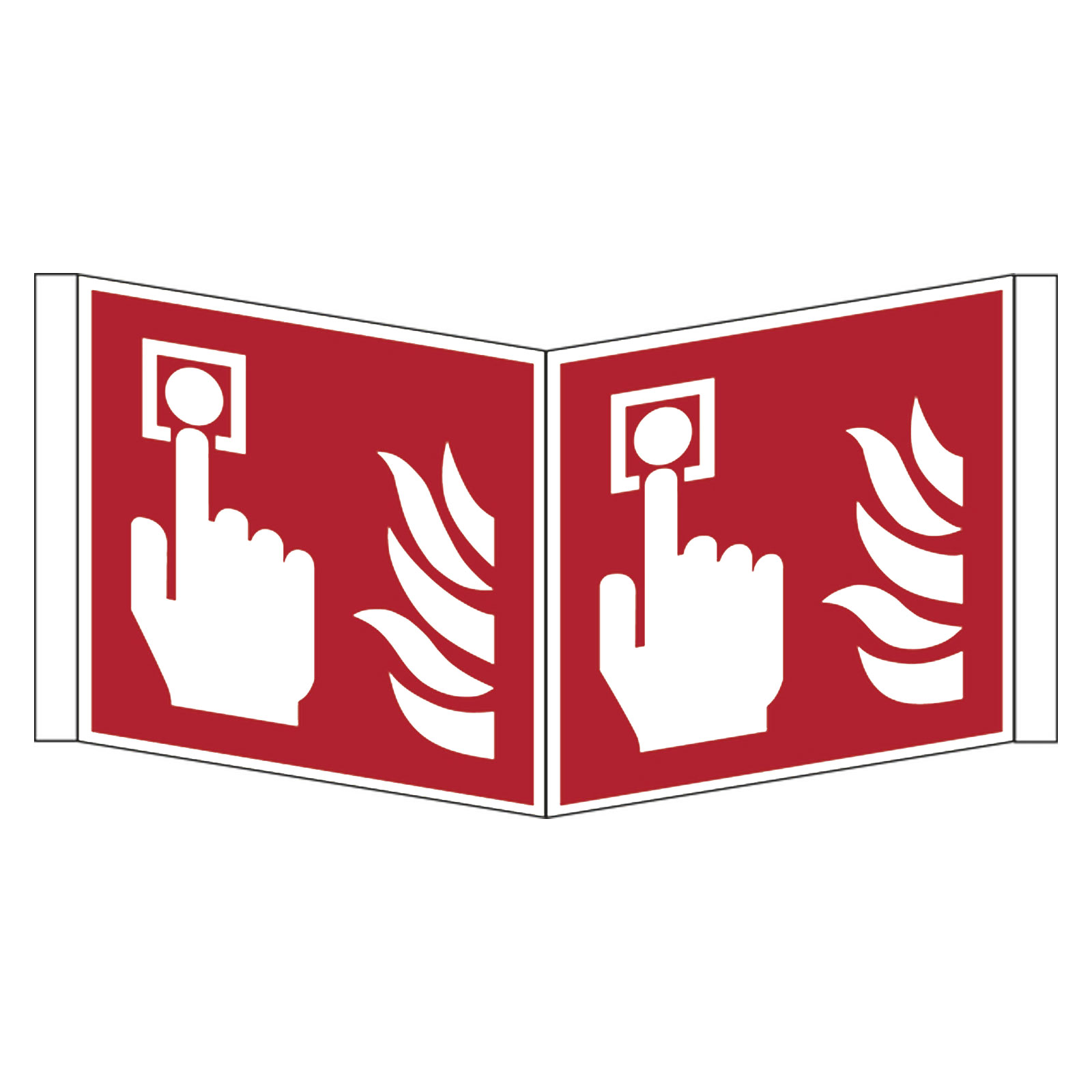Winkelschild Brandmelder | verschiedene Ausführungen - Aufkleber-Shop