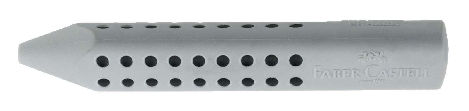 Faber-Castell Gomma Triangolare Grip 2001 - Confezione 3 Pezzi, Cancella Matite E Colorate Senza Sbavature