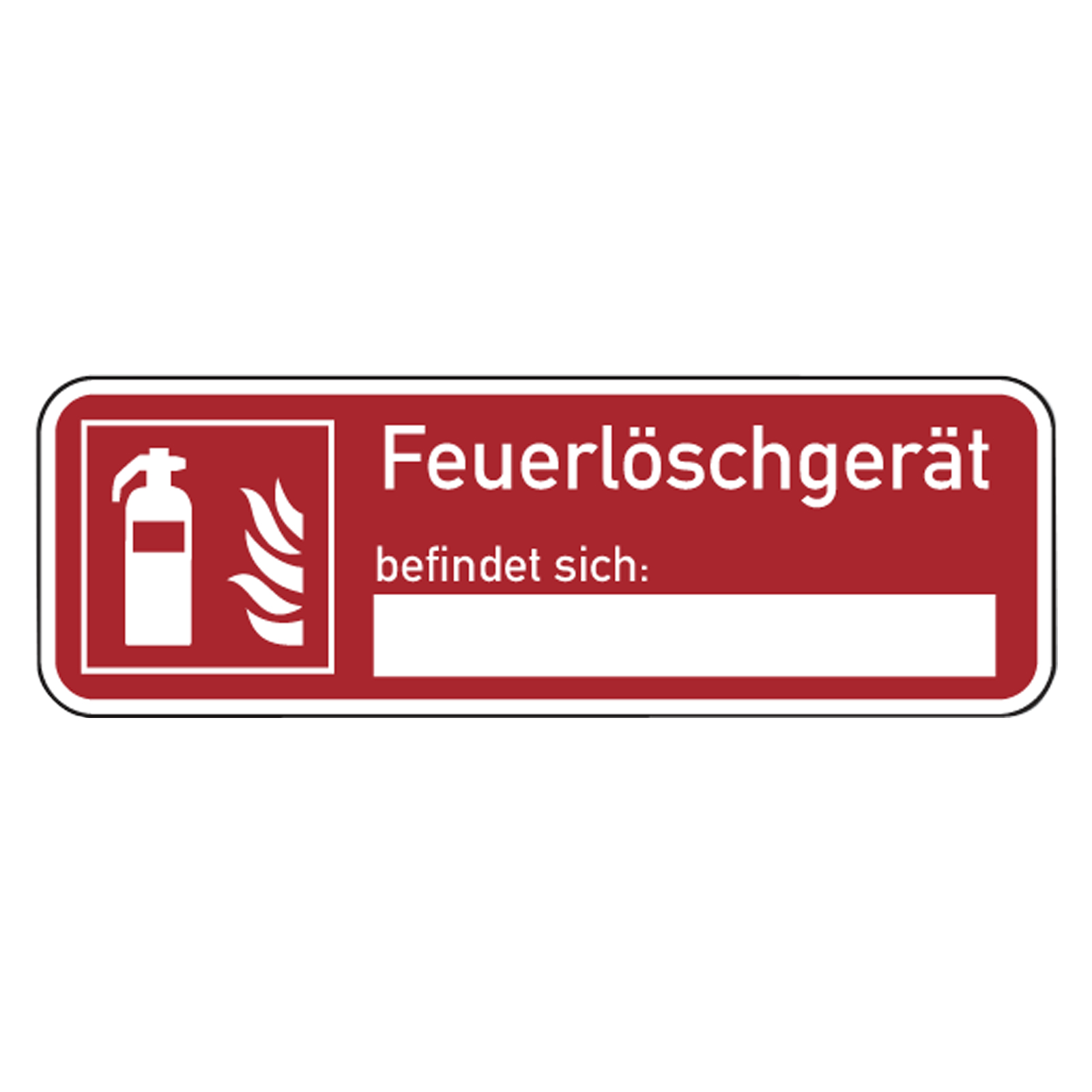 Schild "Feuerlöscher" Gemäß ASR/BGV – 14,8 X 14,8 Cm, PVC, Wetterfest, Zum Ankleben Oder Schrauben
