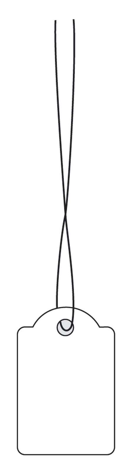 HERMA 6903 Hängeetiketten Mit Faden – 18x28mm, W Produktbild-Vorschau 3