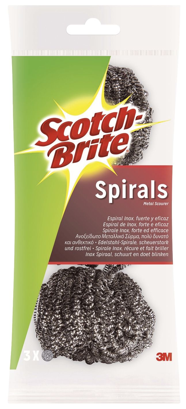 Scotch-Brite Scheuer-Spirale - Packung mit 3 Stück, 2,49