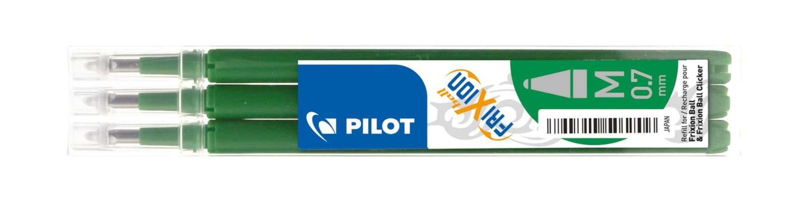 Pilot Frixion Tintenrollerminen 0,7mm Blau - 12 Stück Set