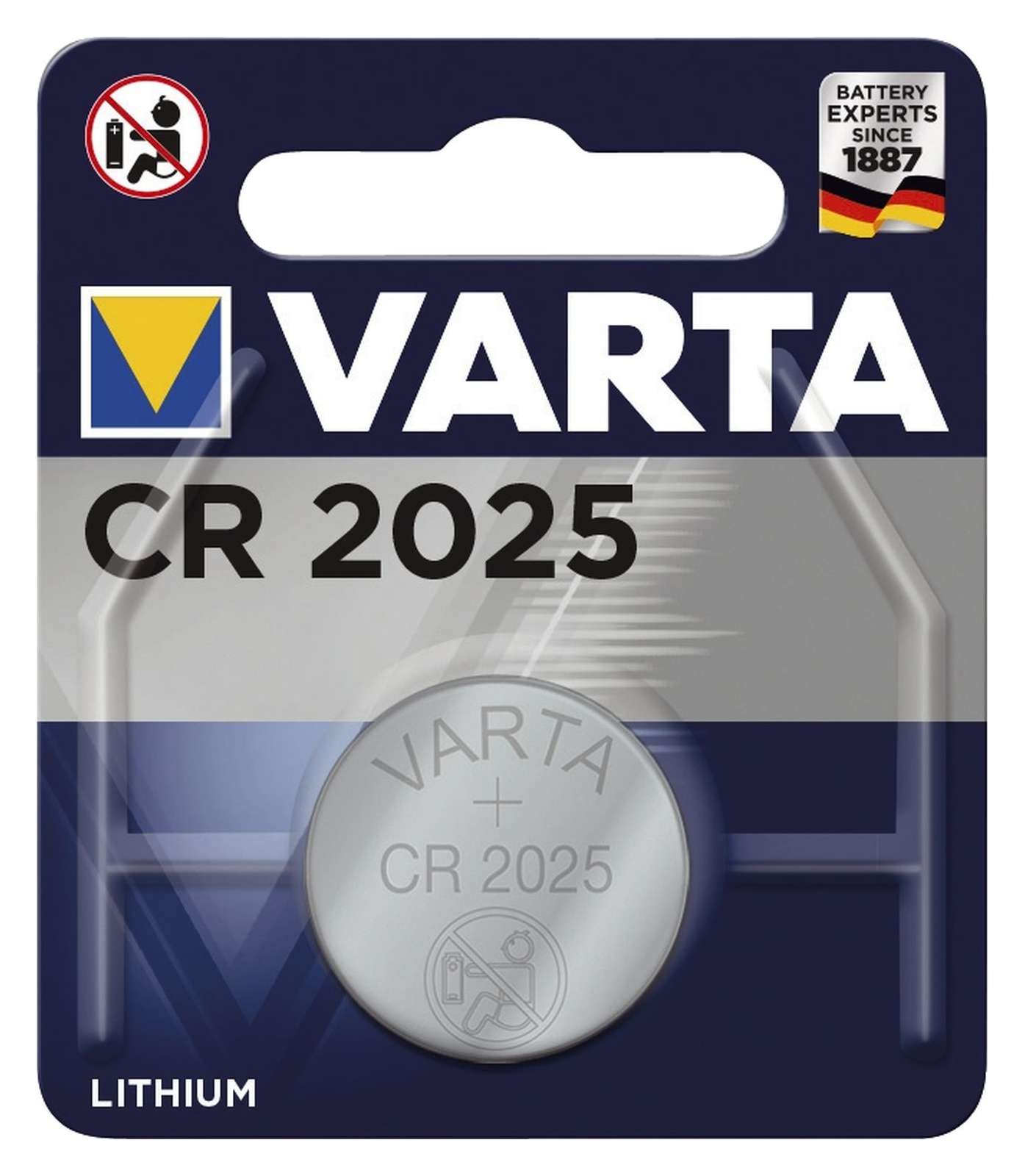 Varta Knopfzelle Lithium CR 2025, 3 V