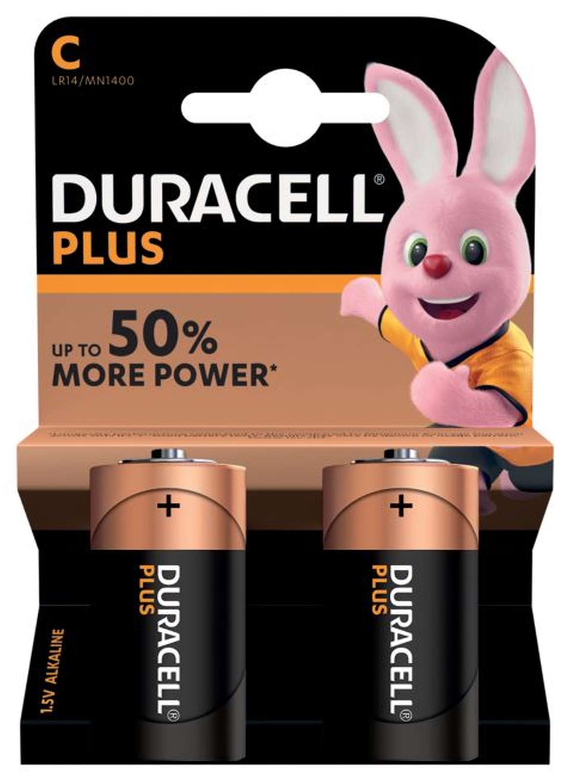 Duracell Batterien PLUS POWER Alkaline - Baby/LR14/C, 1,5 V, 4,72