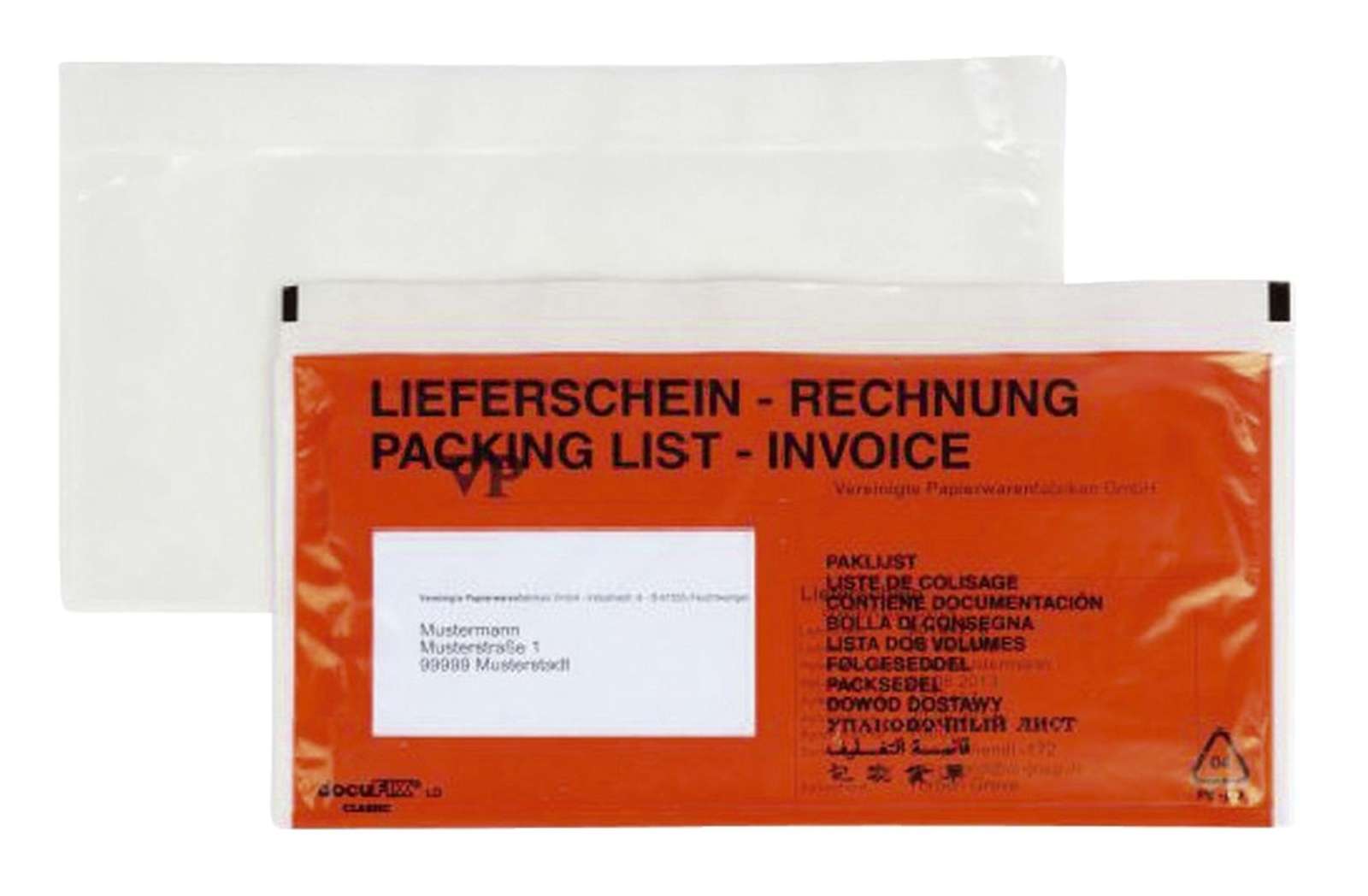 Lieferscheintaschen Dokumententaschen DIN lang (1000) - ISP proShop Lieferscheintaschen Dokumententaschen DIN lang (1000) - ISP proShop
