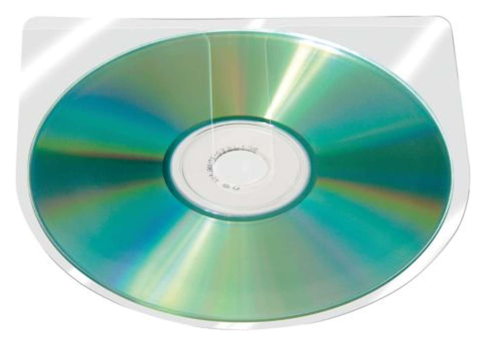 Q Connect CD DVD H llen Selbstklebend Ohne Lasche Transparent 
