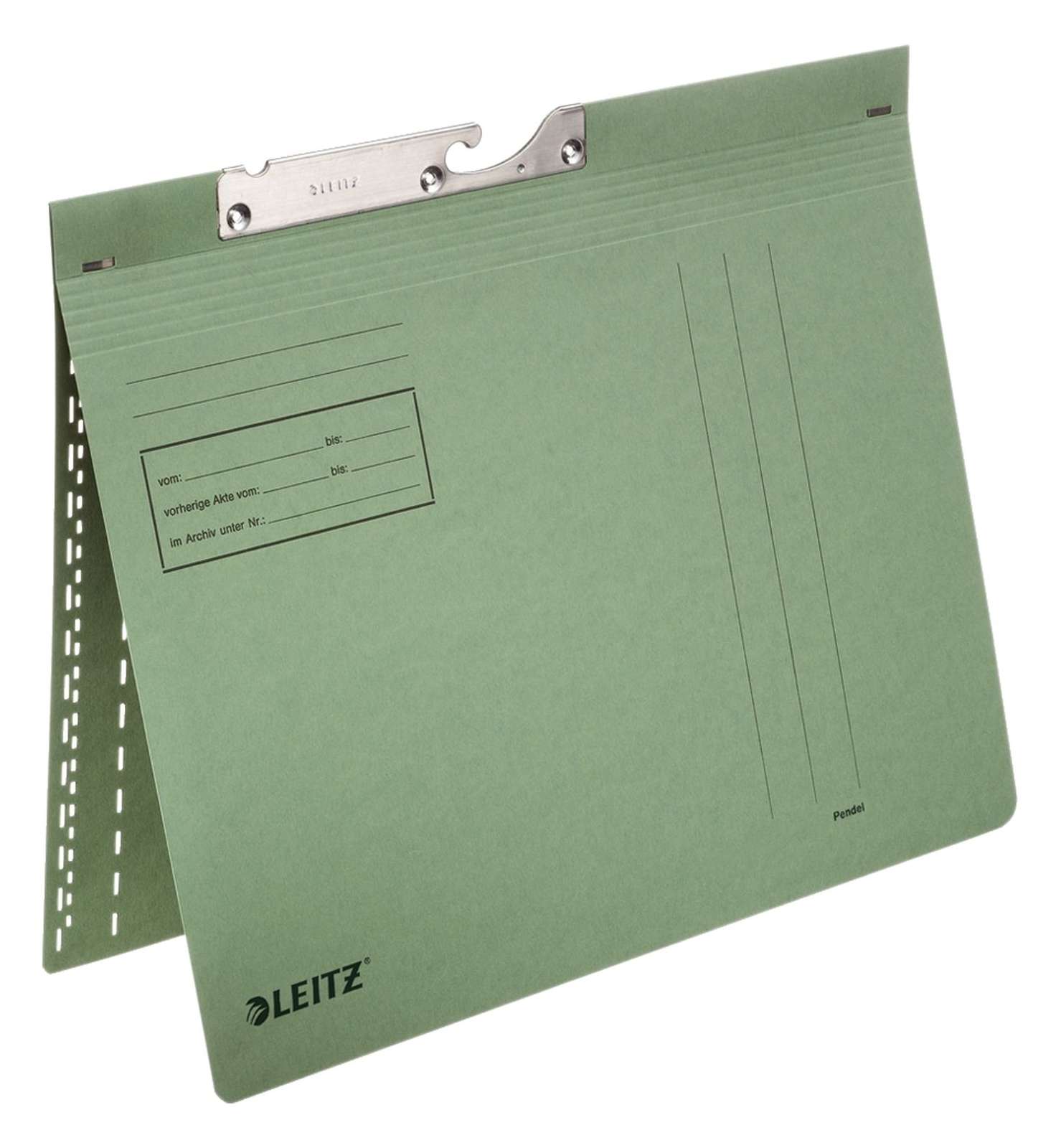 Leitz ALPHA® Hängehefter Grün – Mit Heftmechanik & Daumenausschnitt