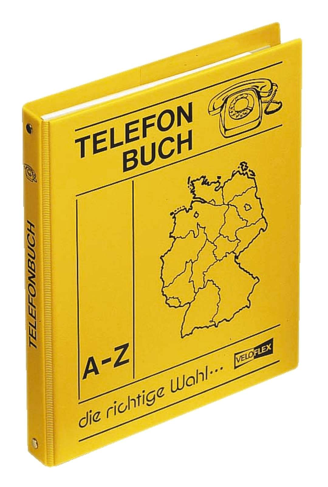 VELOFLEX 4262000 - Register, DIN A5, Hart-PVC, Für Visitenkarten- Und