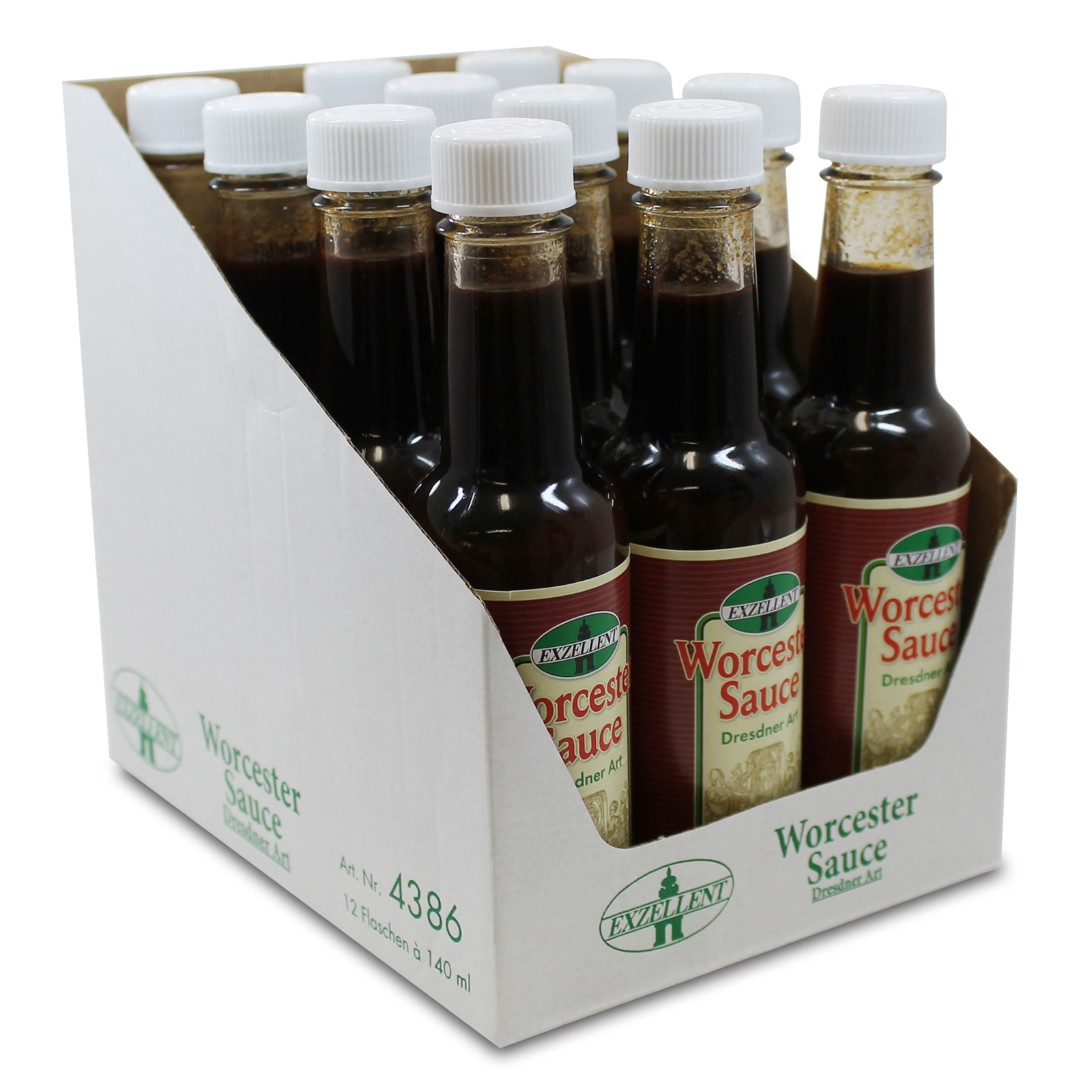 12er Pack Exzellent Worcester Sauce Dresdner Art