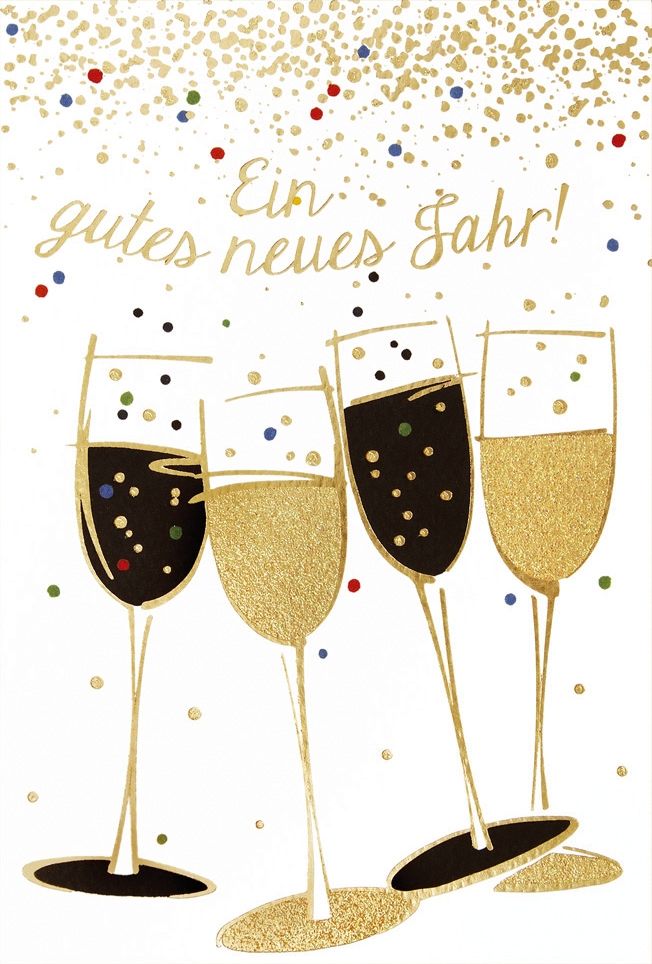 Verlag Dominique Grußkarte - Neujahrswünsche 24528, 5,05