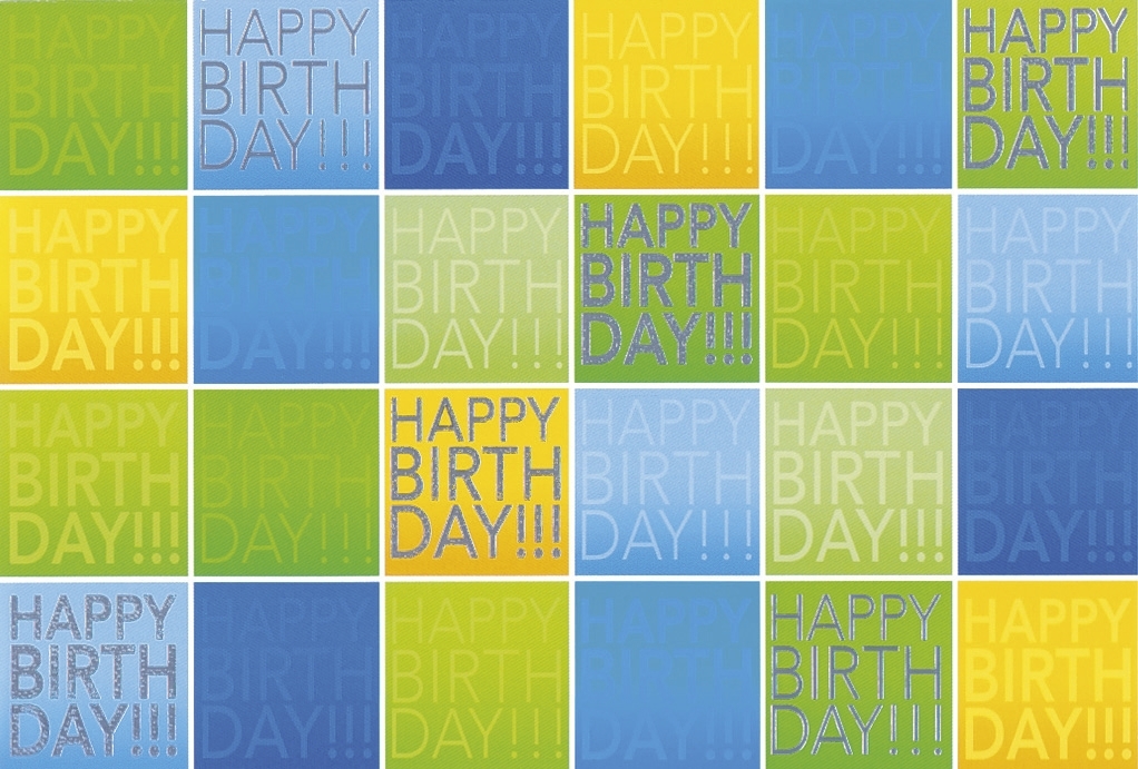 Geburtstagskarte englisch - inkl. Umschlag 51-0773, 4,61