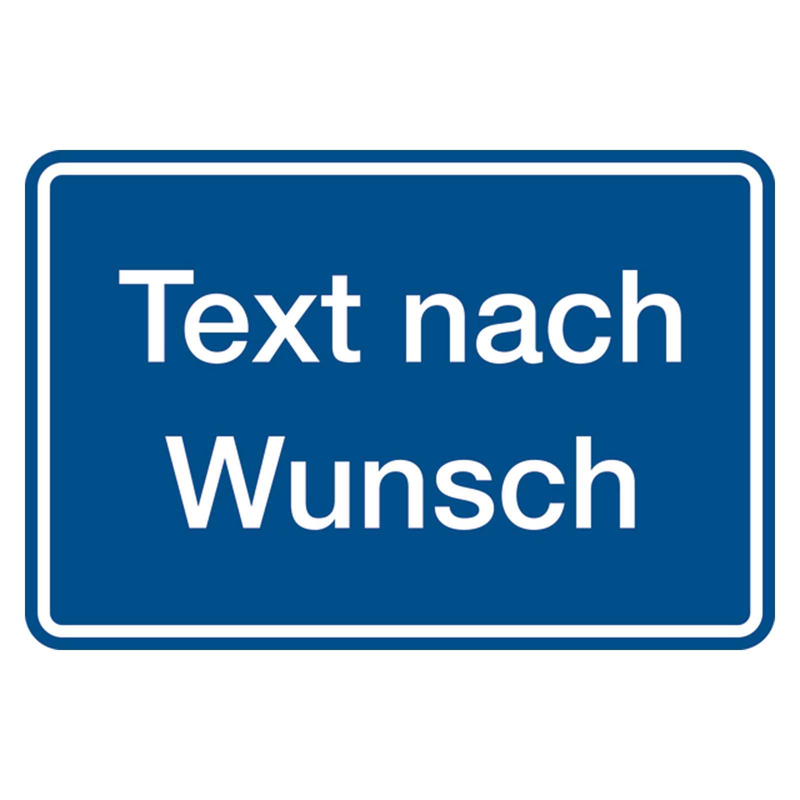 LEMAX Parkplatzschild 'Einfahrt Freihalten!' – 120x400mm, Aluminium, Blau/weiß, Wetterfest, 4-fach Gelocht