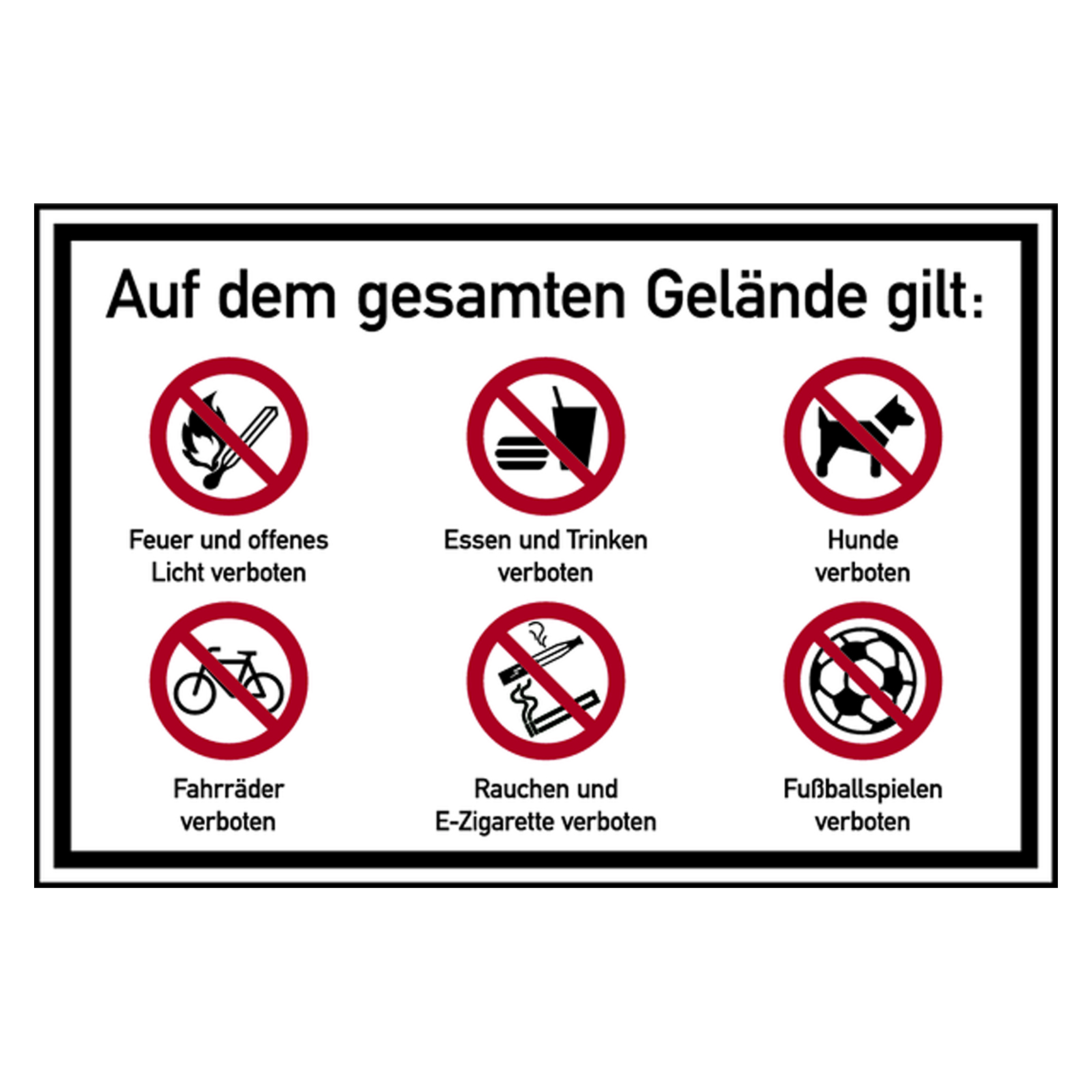 Warnschild „Heizraum – Rauchen, Feuer Und Offenes Licht Verboten“ – 15 X 25 Cm, Aus Stabilem PVC