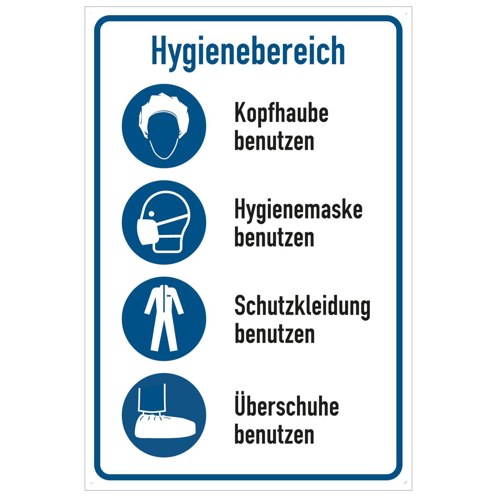 Hinweisschild 'Hygienemaske Richtig Anwenden' – Selbstklebend, 135x200 Mm, Mit Piktogrammen